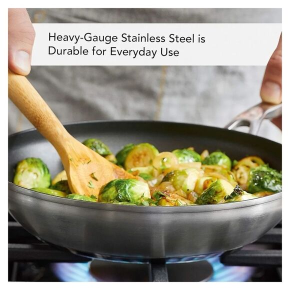 KitchenAid Stainless Steel 3-Ply Base Nonstick 9.5" Fry Pan - Picture 6 of 13